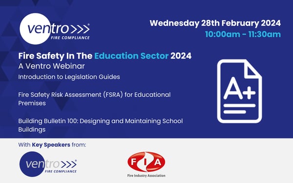 Fire Safety In The Education Sector 2024 Webinar